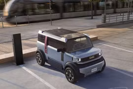 Dacia Hipster - ôtô điện "bình dân" dùng điện thoại thay màn hình giải trí