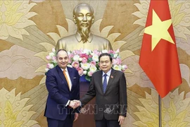 Chủ tịch Quốc hội Trần Thanh Mẫn tiếp Phó Chủ tịch thứ nhất Quốc hội Hy Lạp