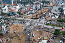 Thi công xuyên Tết, vành đai 1 Hoàng Cầu – Voi Phục thay đổi ra sao?