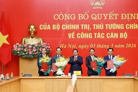 Thủ tướng Chính phủ bổ nhiệm lãnh đạo các bộ, cơ quan trung ương