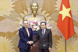 Chủ tịch Quốc hội Trần Thanh Mẫn tiếp Phó Chủ tịch thứ nhất Quốc hội Hy Lạp