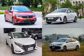 Toyota Vios đạt doanh số 615 xe, dẫn đầu phân khúc sedan cỡ B