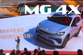 MG 4X 2027 lộ diện - SUV điện chạy pin bán rắn, "đấu" BYD Atto 2