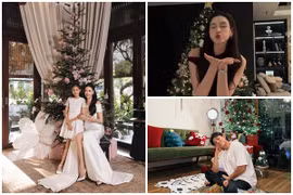 Ngắm không gian như cổ tích đón Giáng sinh của sao Việt 