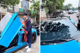 Chàng trai lái Lamborghini đi tốt nghiệp Đại học ở Hà Nội