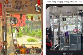 Xe buýt có nội thất "lạ" ở Hà Nội, netizen thi nhau khoe ảnh