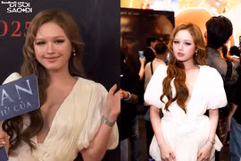 Chiếc cằm nọng của Xoài Non biến mất trong ảnh tự đăng