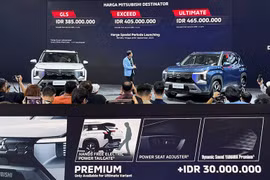 Mức giá xe Mitsubishi Destinator 2026 cho 3 phiên bản GLS, Exceed và Ultimate tại Indonesia sau quy đổi tương ứng lần lượt 616 triệu, 648 triệu và 744 triệu đồng. Dự kiến, Mitsubishi Destinator sẽ sớm được giới thiệu và đến tay người dùng tại Việt Nam trong thời gian tới.