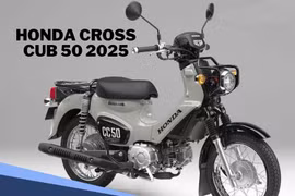 Ngắm Honda Cross Cub 2025 từ 63,8 triệu, "ăn xăng như ngửi"