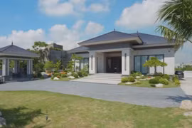 Cận cảnh biệt thự như resort cao cấp của kiến trúc sư tại Hưng Yên