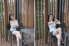 Chu Thanh Huyền "trắng phát sáng", khoe body cực chuẩn 