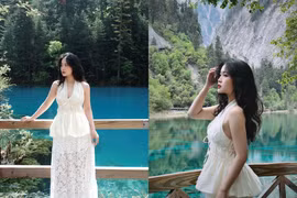 "Tình cũ" Đoàn Văn Hậu khoe ảnh du lịch Trung Quốc cực đẹp