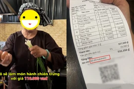 Quán "cơm quê" ở TP.HCM bán đĩa trứng rán gây tranh cãi