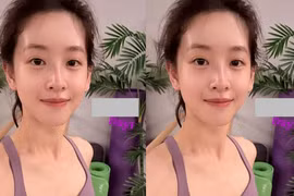 “Hot girl trà sữa” Chương Trạch Thiên khoe mặt mộc tuổi U35