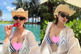 Hàn Hằng khoe vòng 1 "tràn viền", fan chỉ điểm bất thường