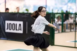 Nhan sắc Nhật Lê chơi pickleball: Mộc mạc nhưng vẫn cuốn hút