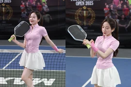 Gia nhập làng pickleball, gái xinh trường Báo gây thương nhớ