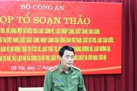 Bộ Công an họp Tổ biên tập dự án Luật sửa đổi, bổ sung luật