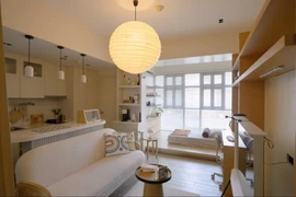 Căn hộ 38m2 không vách ngăn, ngập ánh sáng của cô gái độc thân