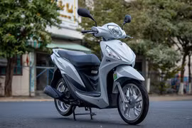 Cận cảnh SYM Shark 50cc 2025 giá 26,5 triệu đẹp như Honda SH