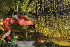 Bên trong cơ ngơi 50.000m2 của Vân Trang lung linh đón Tết 