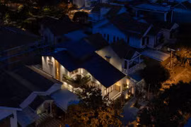 Nhà phố ấn tượng với những đường cong mềm mại 