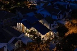 Nhà phố ấn tượng với những đường cong mềm mại 