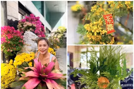 Cận cảnh biệt thự 1.000 m2 ngập sắc xuân của Mỹ Lệ 