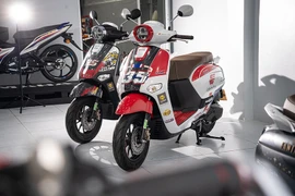 Chi tiết xe ga Honda Giorno+ Moto2 ThaiGP "hàng hiếm" tại Việt Nam