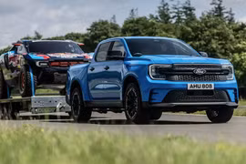 Ford Ranger MS-RT PHEV 2026 - xe bán tải cơ bắp xanh, mạnh hơn