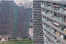 Bên trong siêu chung cư 20.000 người đông đến 'nghẹt thở' 