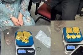 Phát hiện 5 hành khách giấu gần 13 kg kim loại nghi là vàng ở sân bay Nội Bài