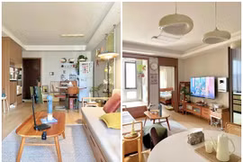 Cận cảnh căn hộ cũ 45m² 'rộng thênh thang' khiến mạng xã hội trầm trồ 