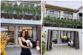 Cận cảnh ngôi nhà mặt phố Hoa hậu Tiểu Vy tặng bố mẹ 