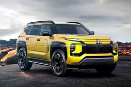 Mitsubishi Pajero thế hệ mới lộ diện - thiết kế vuông vức, đậm chất địa hình