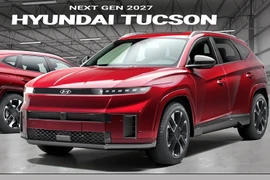 Hyundai Tucson 2027 thế hệ mới lộ diện, sắc nét và vuông vức hơn