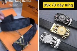 Cảnh giác dây thắt lưng giá rẻ, hàng giả tràn lan trên thị trường