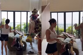 Cận cảnh căn hộ thông tầng của Văn Mai Hương