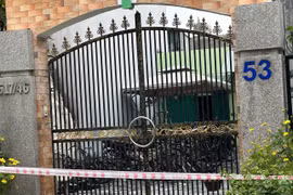 Biển lửa bao trùm trước căn nhà ở TP HCM, 14 xe máy bị thiêu rụi