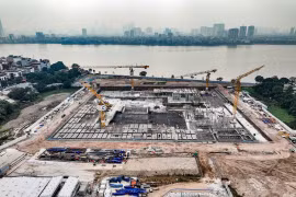 Toàn cảnh dự án Nhà hát Opera Hà Nội bên hồ Tây