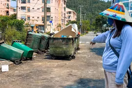 Rác thải tràn lan trên nhiều tuyến đường ven biển Sơn Trà