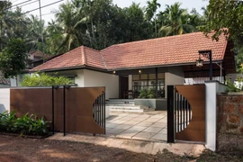 Nhà mái ngói mang phong cách dịu dàng, thơ mộng