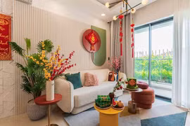 Bí quyết trang trí Tết đơn giản, đậm sắc xuân cho căn hộ nhỏ