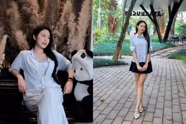 Vợ Đoàn Văn Hậu mê áo sơ mi "như điếu đổ" ưu tiên tông màu tôn da