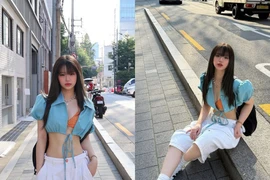Linh Ka không ngại thử phong cách mới khoe eo thon "con kiến" 