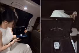 Yến Xuân đón tuổi mới được chồng tặng đồng hồ trăm triệu