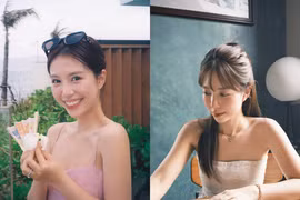 Hot girl 9x Hà thành nay là mẹ 1 con mặc gì cũng thành trend