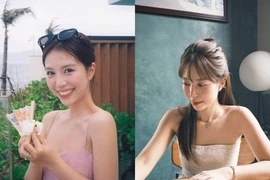 Hot girl 9x Hà thành nay là mẹ 1 con mặc gì cũng thành trend