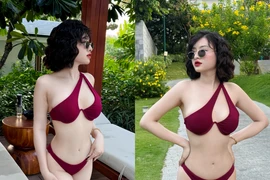 "Phú bà" Tâm Tít F5 bản thân với mái tóc xoăn ngắn cực mới lạ