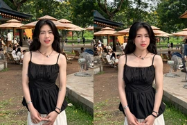 Hot girl đội tuyển bóng đá nữ Việt Nam khoe vẻ dịu dàng đời thường